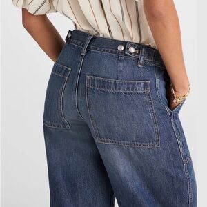 Madewell The Low-Slung Baggy Jean in Airy Denim NWT